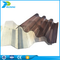 Bonne qualité en plastique polycarbonate translucide de haute qualité feuille de toit ondulé feuille